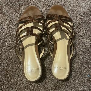 Alexandre Birman slides sandals BROWN size 37